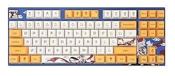 【中古】【未当て嵌める】Varmilo MAつづき物 V2 Love Birds Yuan (You) 白いこと LED TKL EC 力学的鍵盤 Varmilo EC Violet V2 パソコン・周辺機器-その他