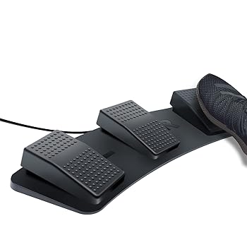 【中古】【未使用】PCsensor フットペダル PC トリプルフットスイッチ プログラマブルキーボード カスタマイズ ホットキー ビデオゲーム オフィス機器 コントロール|AJIMURA-SHOP