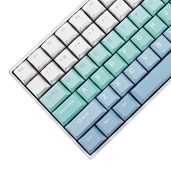 【中古】127 5面グラデーション染め料サブキーキャップ PBT チェリープロファイルキーキャップ TKL 61 64 68 75 87 96 104 108 Keychron MX鍵盤用