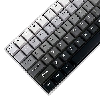【中古】127 5面グラデーションダイサブキーキャップ PBT チェリープロファイルキーキャップ TKL 61 64 68 75 87 96 104 108 Keychron MX鍵盤用