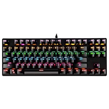 【中古】unband 利用者 87 手懸かり RGB うしろ側ともし火付き添い人力学的 鍵盤 取り替えっこ有線ゲーミング 鍵盤 パソコン・周辺機器-その他