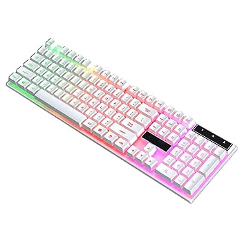 【中古】unband PC ゲーマー 104 キー 茶 緑 黒 赤 スイッチ 人間工学に基づいた リニア 代替 アクション シャフト バックライト付き USB 有線 ゲーミン