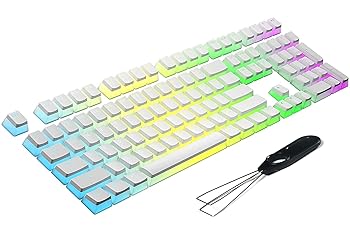【中古】【未使用】unband 60% 真のメカニカル ゲーミング キーボード タイプ C 有線 68 キー LED バックライト付き USB 防水キーボード 18 クロマ RGB 照明バック
