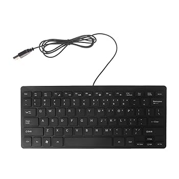 【中古】unband ミニ 超薄型 静音 104キー マルチメディア USB 有線キーボード ノートパソコン デスクトップ用 8,781円