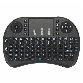 【中古】ミニワイヤレスキーボード イタリアン変わり種2.4Gワイヤレスミニキーボードタッチパッドエアマウス マイコン スマホ かっこ良いTVBOX 電話機相応う