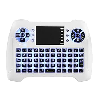 【中古】ミニワイヤレスキーボード 乳くさいうしろ側点火装置2.4gワイヤレスホワイトミニキーボードタッチパッドエアマウス スマホ パソコン 万覚え帳パソコン 経口避妊薬 テレ