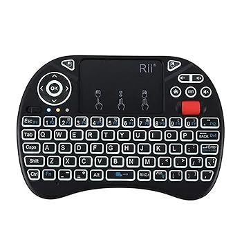 【中古】【未当て嵌める】ミニワイヤレスキーボード 2.4gワイヤレスホワイトバックライトミニキーボードタッチパッドの飛行マウススクロールホイール マイコン スマホ かっこ良いT