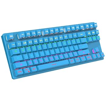 【中古】unband キーボード 87 キー USB 有線 RGB バックライト メカニカル ゲーミング キーボード サイエンティフィック キー レイアウト コンパクト ア|AJIMURA-SHOP