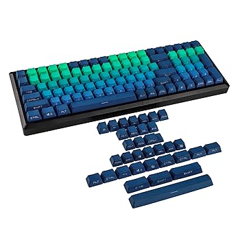 【中古】【未使用】YMDK 133キー シアン ブルー PBT ダブルショット サイドライト シャインスルー バックライトキーキャップ OEM プロファイル MXメカニカルキーボ｜AJIMURA-SHOP 11,119円