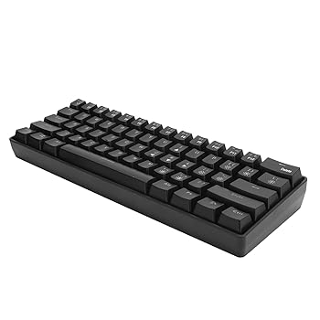 【中古】【未使用】デュアルモードキーボード 有線ワイヤレスキーボード 高速応答 有線キーボード ゲーム 作業 業務 学習