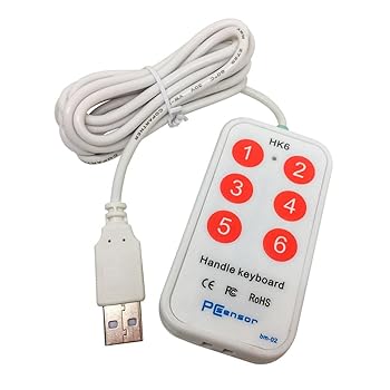 【中古】Generic USB ハンドルヘルド キーボード キーパッド 6 キー スイッチ CD 付き ゲーム ラップトップ デスクトップ用