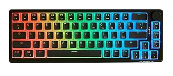 【中古】【未使用】G.SKILL KM250 RGB 65% (67キー) メカニカルキーボード、PBTデュアルインジェクションキーキャップ (ブラック)｜AJIMURA-SHOP