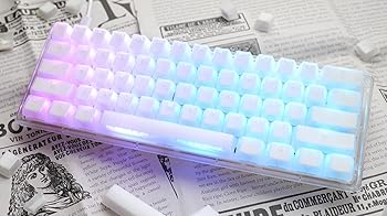 【中古】【未使用】Ducky One 3 Aura 60% メカニカルキーボード:Quack Mechanics Dampening Hot-Swappable Cherry MX サイレントレッドスイッチ 高密度PBTダブルシ|AJIMURA-SHOP