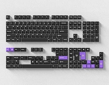 【中古】MK x Vortex ホワイトオンブラック キーキャップセット 171キー ダブルショット PBT - チェリープロフィール