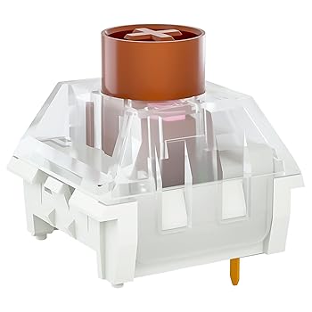 【中古】Kailh Box サイレントピンクスイッチ RGB SMD 直線的取り替えっこ 防塵 力学的鍵盤 MX取り替えっこ用 (Kailh Silent Brown 72個)