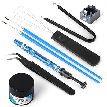 【中古】YIMAGUJRX RUNJRX 鍵盤取り替えっこ 木目細か油一揃いの道具 GPL 205G0 0.53薬局衡オンス/15g スイッチオープナー Cherry MX Gateron TTC Holy Pandas取り替えっこ