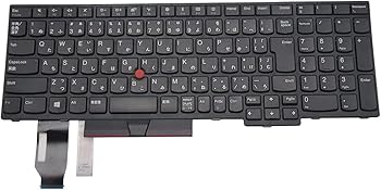 【中古】(修理交換用) 適用するLENOVO Thinkpad E580 E585 E590 E595 L580 L590 T590 P52 P53s P72 日本語キーボード