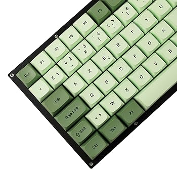 【中古】抹茶染め サブ ZDA PBT キーキャップ XDA V2 ドイツ フランス スペイン ISO キーキャップ MXキーボード用 104 87 61 96 KBD75 80 GK64 68 キーク