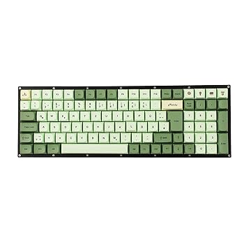 【中古】抹茶染め サブ ZDA PBT キーキャップ XDA V2 ドイツ フランス スペイン ISO キーキャップ MXキーボード用 104 87 61 96 KBD75 80 GK64 68 キーク