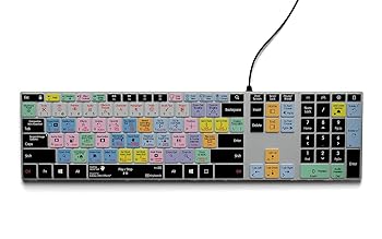 【中古】KB Covers After Effectsバックライトプロアルミニウムキーボード - Windows - US | 映像媒体まとめ上げる鍵盤 アニメーター用鍵盤 グラフィッ