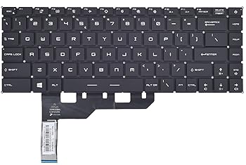 【中古】交換用キーボード MSI GS66 Stealth 10SD 10SF 11UH 12UH GE66 Raider 10SF \u0026 MSI GP66 MS-1542 Stealth 15Mシリーズ ノートパソコン MSI GS66 S