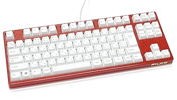 【中古】FILCO Majestouch 2 HAKUA Tenkeyless CHERRY MX 静音赤軸 テンキー受け答え かな印字あり つや消し白いこと 有線 USB なおなお書き/2 Nキーロールオーバー相応う