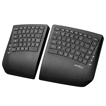 【中古】【未当てはめる】Perixx ペリックス PERIBOARD-624B US ワイヤレススプリットキーボード角度合わせる能力のある薄型メンブレンキーブラック US取り合わせ