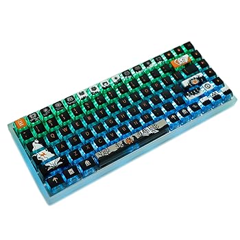 【中古】YMDK 116手がかり ダークフェアリーテイル 5面染め 控え選手PBT プッディング うしろ側ともし火付き添い人 スモーキーキャップ ASAプロファイル MX力学的鍵盤用