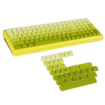 【中古】133手懸かり 黄み グラデーション 檸檬 PBT ダブル打つこと 姿勢ともし火 シャイン スルー うしろ側ともし火付き添い人手懸かり旗がしら OEM プロファイル MX パソコン・周辺機器-その他