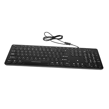 【中古】VORCOOL 1個 超薄型静音キーボード バックライトキーボード コンピュータアクセサリ ラップトップのキーボード ゲーミングキーボード Usbキーボ