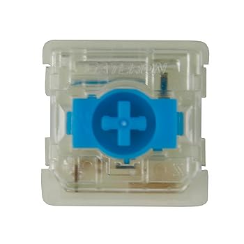 【中古】YMDK Gateron ロープロファイル ミルキー取り替えっこ v2 赤いこと 青色 赤銅色 軸 3いの一番 ロープロファイルスイッチ用 機械的鍵盤 K1 K7