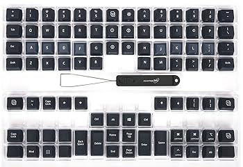 【中古】【未当て嵌める】Advantage360 スチールブルーキーキャップセット - PBT可塑性物質 | 昇華型謂われ因縁 | 92手がかり仕掛ける | ロゴキーキャッププーラー(QWERTY)