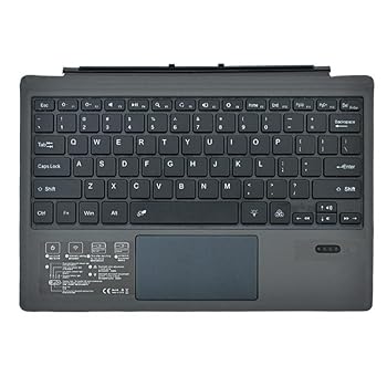 【中古】Surface pro3/4/5/6/7専用 キーボード bluetooth キーボードタッチパッド搭載 取付簡単 無線式 バッテリー内蔵 usb充電式 静音 ワイヤレスキーボ｜AJIMURA-SHOP