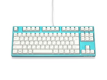 【中古】FILCO Majestouch 2 HAKUA 漆花浅葱 テンキー受け答え 日本語取り合わせ 茶軸 91足がかり 有線繋ぎ合わせる USB なおなお書き2 白いこと CHERRY MX Switch Nキーロールオーバー対