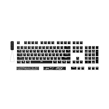 【中古】HyperX プリンキーキャップ 2 ? フルキーセット ? PBT ? 112キー ? ブラック