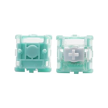 【中古】kakiwutj Gateron 磁気ジェイドスイッチ メカニカル磁気キーボード用 70個 リニアスイッチ 2ピン プリルブ ファクトリーキーボードスイッチ 30gf