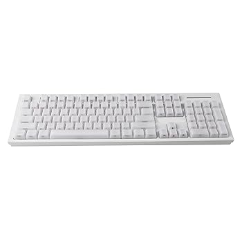 【中古】YMDK ミルクフォグ サイドプリント ANSI 1.2mm ブランク PC OEMプロファイル シャインスルーキーキャップ MXメカニカルキーボード RGB GK61 96 8