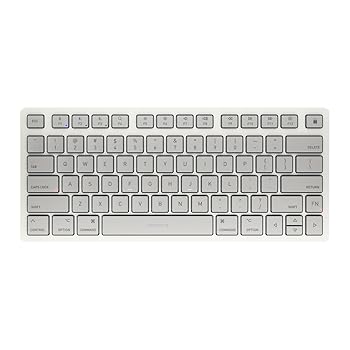 【中古】Cherry KW 7100 Mini BT Mac 鍵盤 パウダーコンパクト マルチデバイス 執務室 Macレイアウト付き添い人