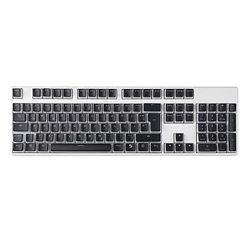 【中古】【未使用】YMDK プリン ドイツ ISO QWERTZ ダブルショット PBT シャインスルー OEM プロファイル キーキャップセット MXスイッチ 108 87 61 メカニカルキー