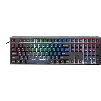 【中古】Ducky One 3 Pro Nazca 8K Hotswap RGB トリプルショット PBT メカニカルキーボード - Cherry MX2A Speed Silver