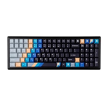【中古】YMDK 1988 グラデーション 129キー チェリープロファイルキーキャップ ゲーミングキーボード PBT MXスイッチメカニカルキーボード用