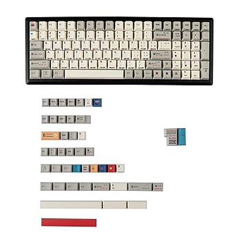 【中古】YMDK レトロ パーソナリティ キーキャップ C64 R3 サイドプリント 147キー フルセット PBT 昇華型 チェリープロファイル メカニカルキーボード用 7,264円