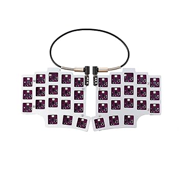 【中古】YMDK スプリット36キー 人間工学 40% レイアウト ホットスワップ可能 メカニカルキーボード RGB QMK バイアル オールキー プログラム可能 ミニ