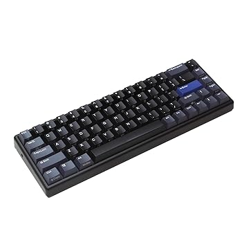 【中古】NiZ 鍵盤 【Atom68どす黒い無線電話】 静電静電容量無接触点 無線電話鍵盤 どす黒い Win/Mac両相応う 専用ソフトウエア 手当たり掛け目35g PBT製手当たり旗がしら