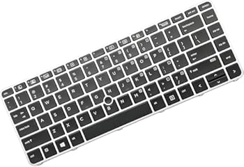 【中古】(修理交換用) USレイアウト ノートパソコンキーボード バックライト 適用す るHP EliteBook 840 G3 840 G4 745 G3 G4対応 P/N 901042-001 903008