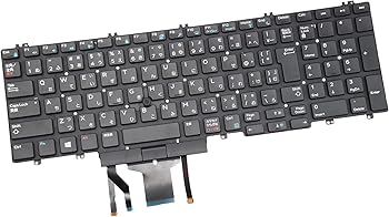 【中古】【未使用】修理交換用日本語キーボード 適用するDELL Precision 7530 7730 7540 7740キーボード｜AJIMURA-SHOP