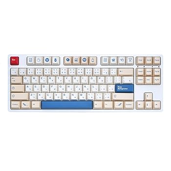 【中古】【未使用】YMDK 146 SOYA ミルクテーマ キーキャップ PBT チェリープロファイル 染料 サブキーキャップ 英語 韓国語 日本語 MXメカニカルキーボード用