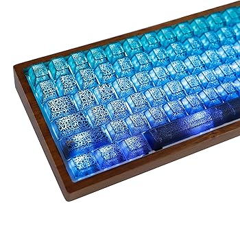 【中古】YMDK ブラック クラック シャインスルー キーキャップ クール クリエイティブ カスタム キーキャップ PC トップ UV プリント MXメカニカルキーボ 7,077円