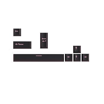 【中古】【未使用】Mechkeeb 8キー 予備キー PBT 昇華型キーキャップ MXメカニカルキーボード用 (スペードブラック) 5,751円