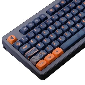 【中古】ZXMICYFA MOA Profile PBT キーキャップ 75% 150キー カスタム昇華型キーキャップセット Cherry MX Switchメカニカルキーボード対応
